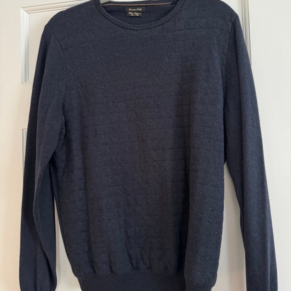 Classic Navy Crewneck Sweater